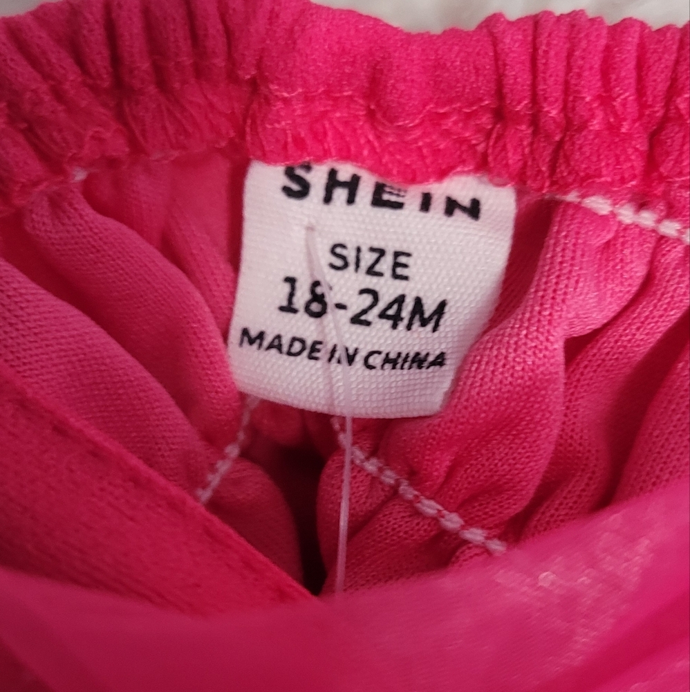 SHEIN Vibrant Pink Elastic Waistband - Picture 7 of 8